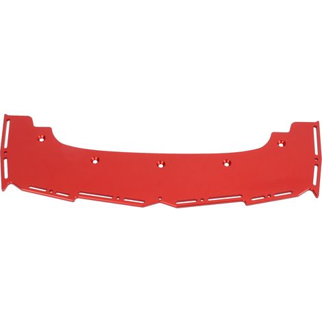 Frontstoßstange für ferngesteuerte Autos, 11,9 Zoll breit, aus hochfester Aluminiumlegierung, schöne Farbe, passend für ARRMA 1/7 1/8 ferngesteuerte Autos, rot. (1/4)