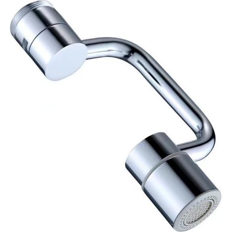 Rallonge de robinet efficace et pivotante, adaptée pour le lavage du visage et pour les tâches de nettoyage générales (1/5)