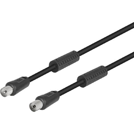 Cable de Antena TM Electron Negro 2,5 m
