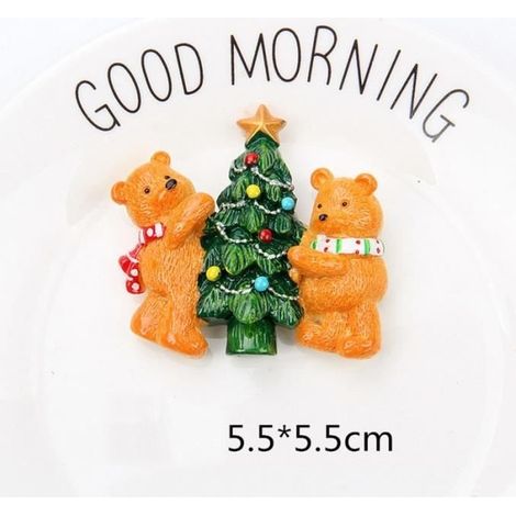 Wanddekoration, Weihnachtsmagnete für den Kühlschrank, Neujahrsgeschenk, Heimdekoration, Magnetaufkleber für - Typ 7-B (1/4)