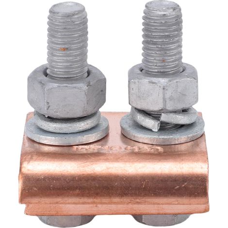 Borne à rainure parallèle, pince en cuivre, accessoires de connexion de jonction, filetage M10 pour fils de 16 à 120 mm²