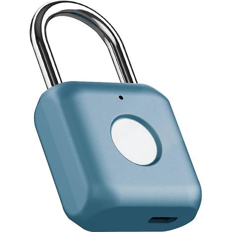 360 Kitty Smart Fingerprint Türschloss, Vorhängeschloss mit USB-Ladefunktion, schlüssellos, Diebstahlschutz, Reisegepäckschublade