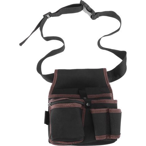 Sacoche de ceinture multifonction pour électricien, poche de rangement outil électrique noir (1/5)
