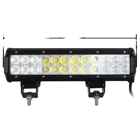 Barra de luz LED de trabajo, iluminación versátil, construcción duradera, 12 pulgadas, 72 W, inalámbrica. (1/2)