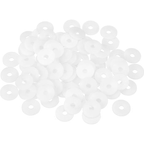 85Pcs Entretoise Plastique M3 Rondelle 3mm ID 10mm OD 1mm Épais (1/5)