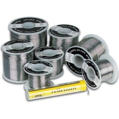 Soudure Sans Plomb - Fil 1 mm - Alliage Étain 99.3 % Cuivre 0.7 % - Point De Fusion 230 °C - Rouleau 100 g