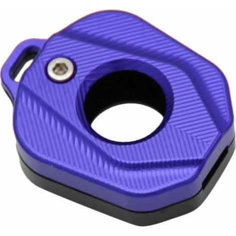 Accessoires de modification de la tête de clé coque de couverture de clé, adaptée pour HONDA CBR250R CBR300R CBR500R (couvercle bleu inférieur noir) (1/5)
