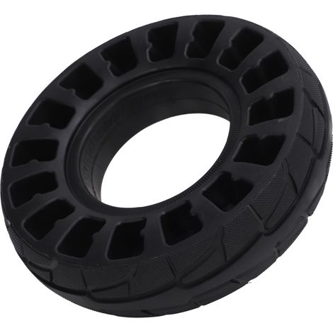 Pneu plein en caoutchouc antidérapant et antichoc 200x50 pour trottinette électrique, roue pleine alvéolée de rechange (1/5)