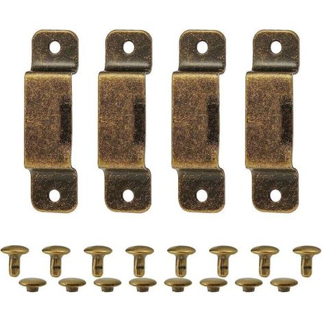 Support Universel Pour Ruban À Mesurer – Fixation De Table Ou Ceinture, Support De Rangement Pour Outils Avec Rivets En Bronze (1/5)