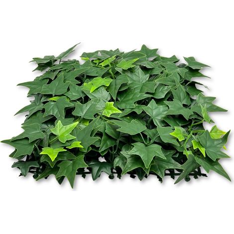 Sfondo BioPlant con edera artificiale, tappeto di edera artificiale, sfondo modulare per terrario 50x50cm (1/5)
