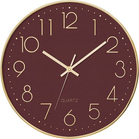 Horloge murale Eazy Living Ø 30 cm Astin rouge