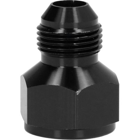 Raccord Réducteur Droit Aluminium AN10 Femelle vers AN8 Mâle Noir pour Tuyauterie (1/5)