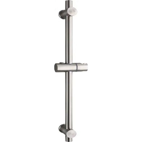 Memkey – Barre de douche en acier inoxydable 304 – Hauteur réglable 660 mm – Rotation 360° – Finition brossée résistante à la corrosion (1/5)