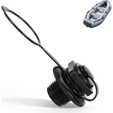 23,5 mm Bouchon de Valve de Rechange pour Baignoires Gonflables, Canoe Gonflable, Spas, Piscines et Jacuzzis - Compatible avec F4C009B - Couvercle en Plastique Robuste (1/5)