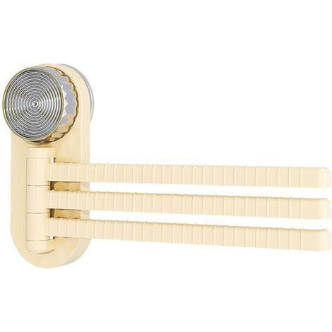 Este toallero de pared cuenta con ventosas, alta capacidad de carga, fácil instalación y rotación de 180 grados. (1/5)