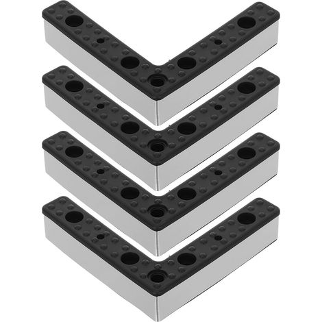 Pieds de canapé Healeved en aluminium (lot 4) et meubles droits pour meuble TV rotin - Stables