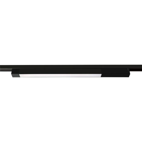 Lampe rail LED linéaire 30W 3150lm 4000K noire X-Line DPM (1/4)
