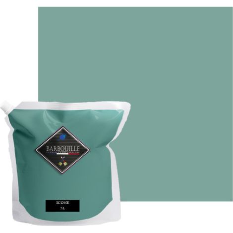 Peinture acrylique mat murs et plafonds 5L Vert Céladon Icône (1/5)
