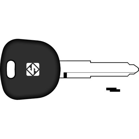 1PZ CHIAVI AUTO LOOK A-LIKE PORTA TRANSPONDER  MAZ24RTE  - MAZ24RTE