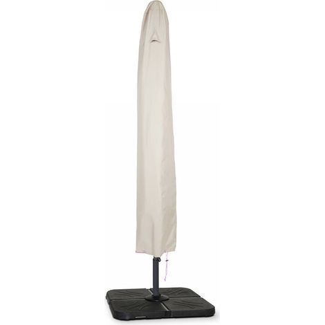Telo protettivo per ombrellone dritto, 210 cm x 35 cm, color tortora (1/4)