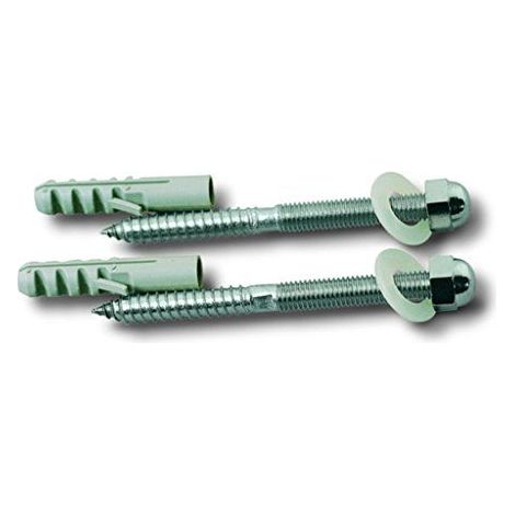 Anzapack 802021M Set de vis pour fixation de toilettes en acier inoxydable (1/2)