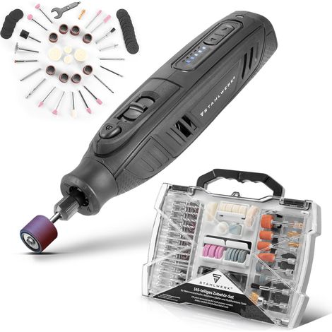 STAHLWERK Levigatrice multiuso a batteria AMF 80 ST con set di accessori da 198 pezzi