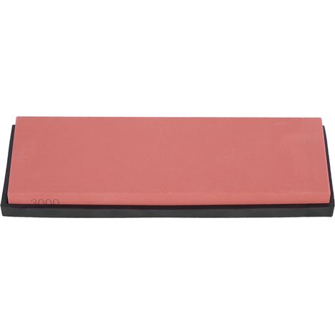 Pierre A Affiler - Grain 3000 - Pour Couteaux De Cuisine Et Ciseaux - Avec Base Antidérapante - Rouge - 1 Pièce (1/5)
