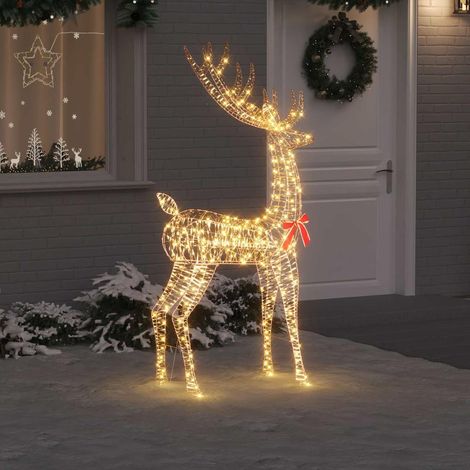 Renne de Noël 3D LOVIISA 250 LED Blanc chaud 96 x 40 x 180 cm (1/5)