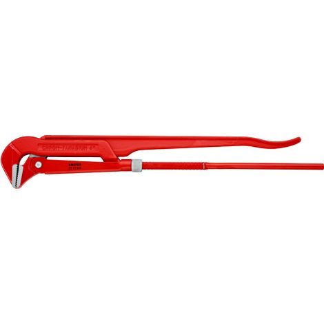 Clé à pipe à 90°, ouverture des mâchoires de 4", 10-130 mm, 750 x 88 x 25 mm