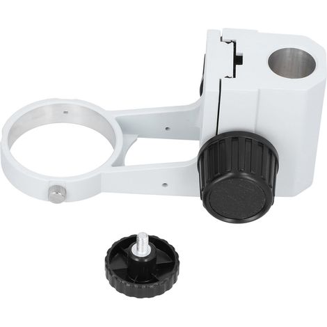 Microscope binoculaire trinoculaire stéréo, support réglable Ø76mm, colonne Ø32mm, ensemble complet pour observation précise. (1/5)