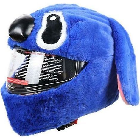Casque intégral capuche en peluche chapeau de moto casque d'équitation personnalisé en plein air accessoire de moto drôle 1 (1/2)