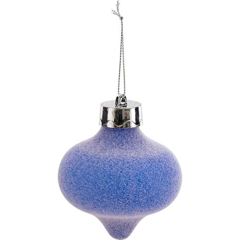 Cipolla sdn plast floq blu 8cm - Atmosphera créateur d'intérieur