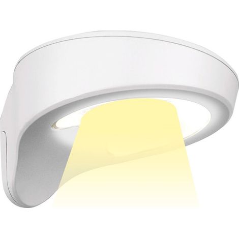 Aplique solar 2w 200lm 6500k con sensor color blanco edm (1/5)