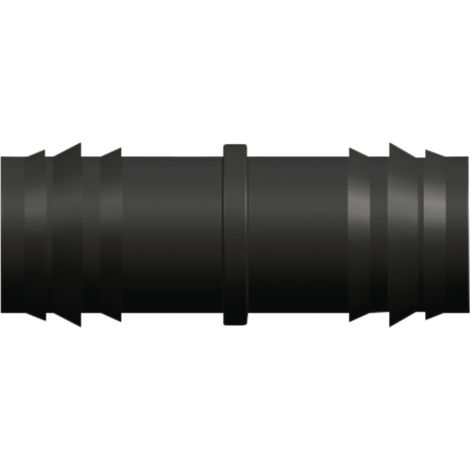 Connettore per tubo flessibile di 16 mm di diametro per linea di irrigazione a goccia.
