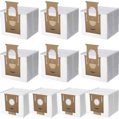 (10 pièces) Sac à poussière pour aspirateur Ecovacs T8 T9 AIVI+/POWER/N8 PRO - Accessoires et consommables : sac filtrant