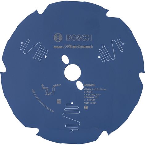 Bosch Hoja de sierra Expert for Fibre Cement para sierras ingletadoras y de mesa 260 x 30 x 2,4 mm 6 - 2608644351 (1/3)