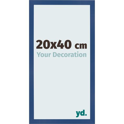 yd. - Cadre photo 20x40 - Bleu Fonce - MDF - Bologna