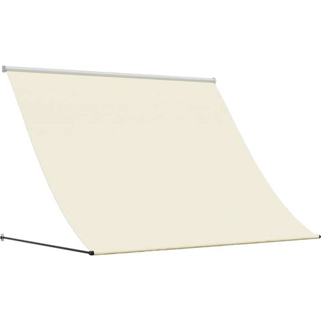 Maison Exclusive - Markise Einziehbar Creme 250x150 cm Stoff und
