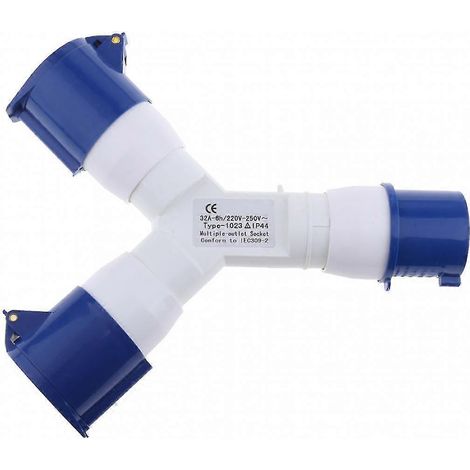 HONORNIC - Répartiteur de courant industriel 220 V 32 A à 3 voies
