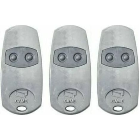 Telecommande d'origine Came TOP432EE 3 pieces. Frequence de code fixe 433,92 MHz