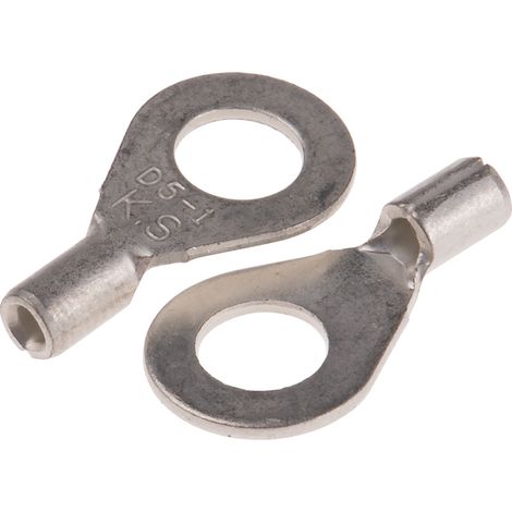 Cosses à œillet RS PRO, Non-isolé, 1.5mm², 10, 10mm