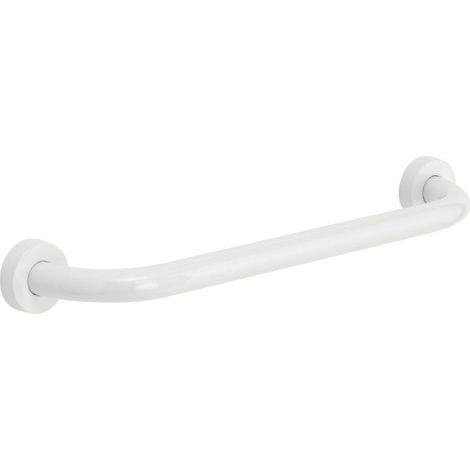 Maniglione Bagno Per Disabili 45Cm In Acciaio Inox Bianco