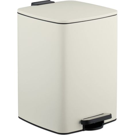 Cubo de basura de cocina de 20 litros con tapa de cierre suave