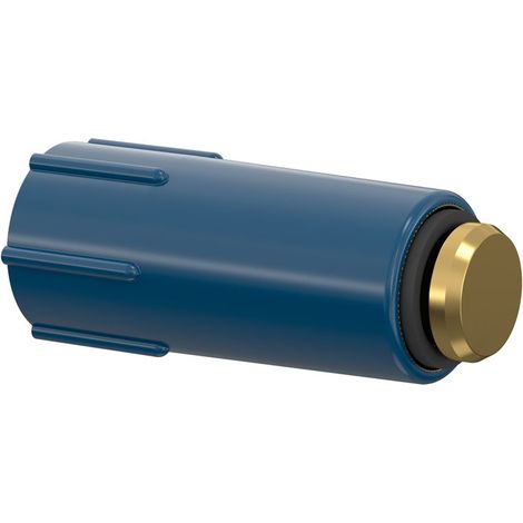 Flamco Baustopfen m. Messing-Gewinde, blau G1/2a Kunststoff, MS, F22309
