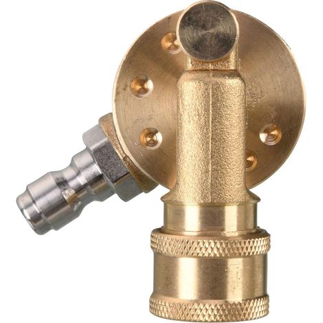 Coupleur pivotant pour embouts de nettoyeur haute pression, accessoire de nettoyeur de gouttière, déconnexion rapide 12 mm, 240 degrés, 4500 psi
