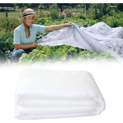Tissu de Protection Thermique Anti-Gel pour Plantes Extérieures – Voile Hivernal Non Tissé, Léger et Respirant, Idéal pour Arbustes, Rosiers et Jeunes Arbres (1/5)