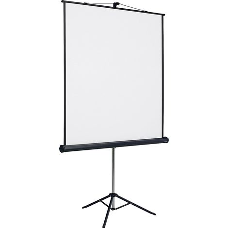 Ecran de projection sur trépied - format écran 1:1 - dim. écran l x h 1470 x 1530 mm