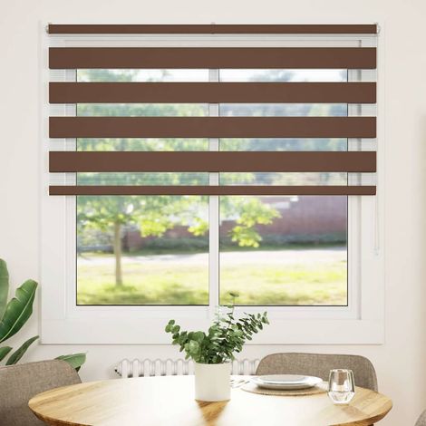Maison Exclusive - Tenda a Rullo Zebra Larghezza Tessuto 140,9 cm Poliestere