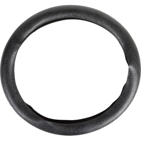 Coprivolante auto Skinny, 37-39 cm, silicone nero comodità sicurezza, universale (1/5)