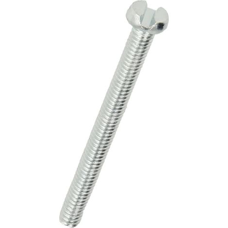 Vis tête cylindrique fente M4 x 30 mm avec fente
